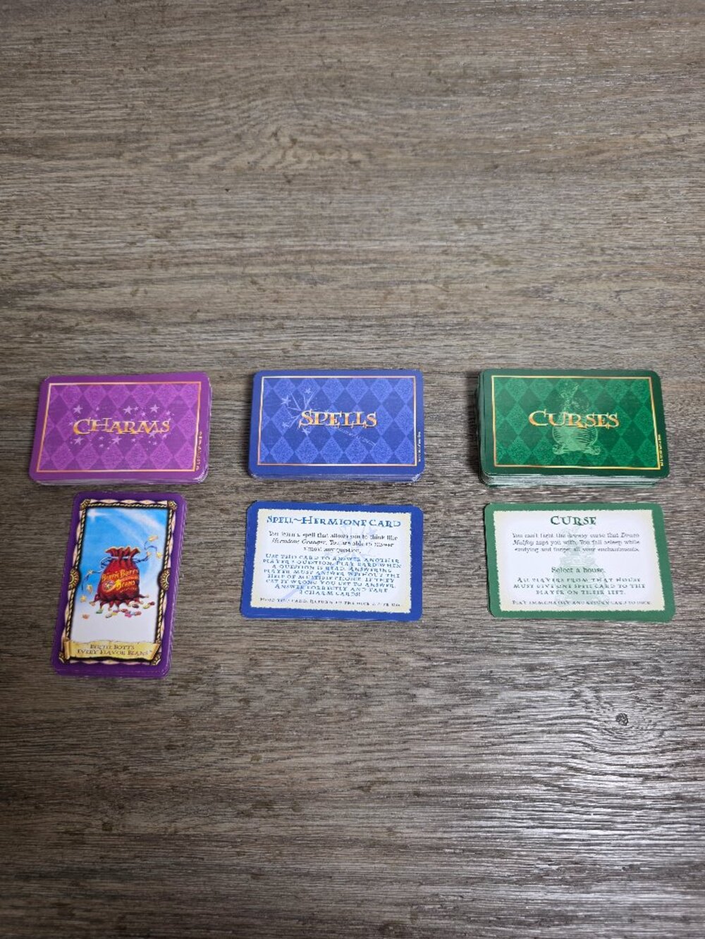 Harry Potter Trivia Game Replacement Cards Charms, Spells, Curses READ